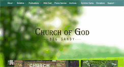 Desktop Screenshot of churchofgodbigsandy.com
